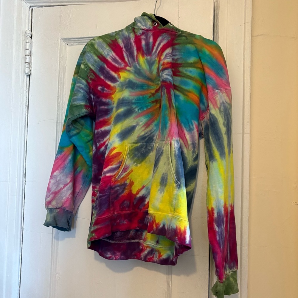 Colorful Tie-Dye Hoodie